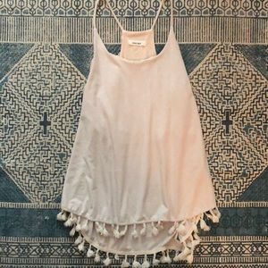 Cream tank top